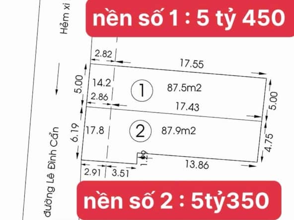 Cần bán Đất thổ cư 173/ Lê Đình Cẩn Bình Tân diện tích 100 m2 14 dat 173 le dinh can 5x20 5 ty 3